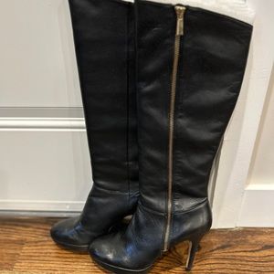 Black Knee High Boots